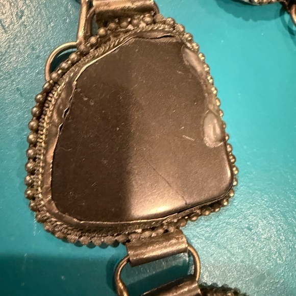 Handcrafted Indian Stone Belt – Boho Artisan Jewelry - Picture 3 of 14